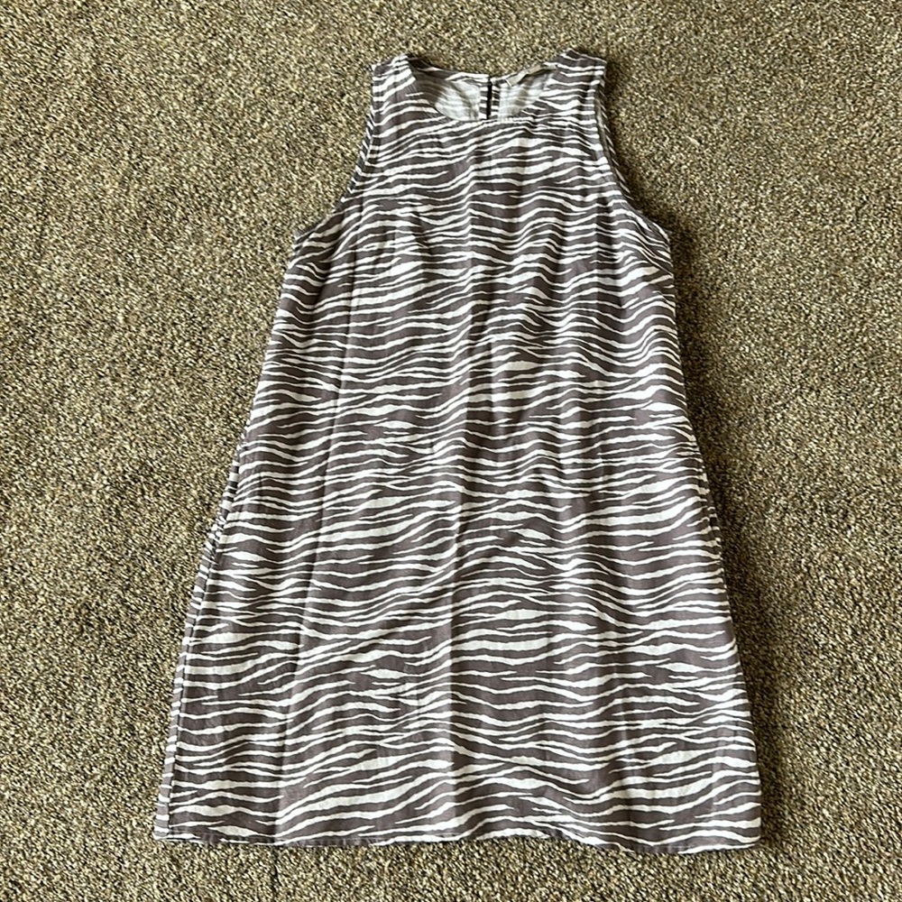 Purple Tiger Sleeveless Dress
